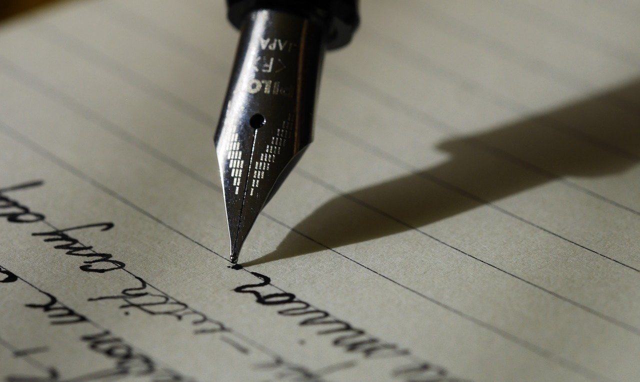 writing, write, fountain pen